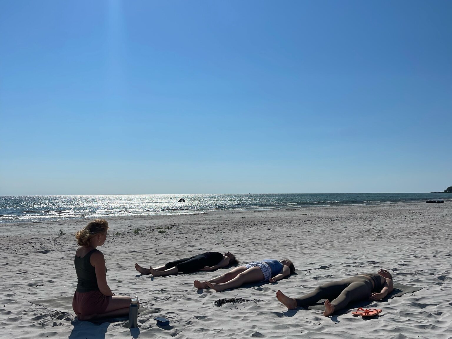 Yoga på stranden Balka Bornholm